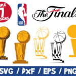 NBA Trophy SVG, Larry O'Brien Trophy, NBA Finals Svg, Nba Champions Svg, Nba Champs, Basketball Svg, Basketball Trophee Nba Trophee Nba Logo