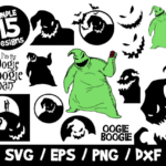 Oogie Boogie SVG Bundle, Halloween SVG, Nightmare Before Christmas Vector, I'm The Oogie Boogie Cricut, Cut File, Oogie Boogie Man