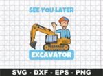 Blippi See You Later Excavator SVG