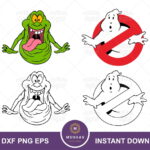 Ghostbusters Slimer svg png eps dxf