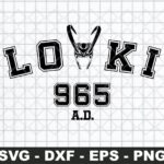 Loki 965 A.D. SVG Digital file Instant Download