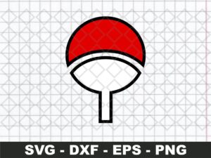 Naruto Clan Logo Uchiha Symbol SVG file