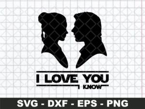 i love you i know svg