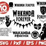 Wakanda Forever SVG Bundle, Black Panther Vector, Black Panther Cricut, Black Panther Eps, Black Panther Vinyl, Black Panther Clip Art, Dxf