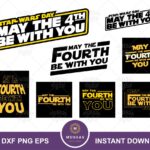 may the 4th be with you svg bundles