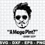 mega pint SVG johnny depp