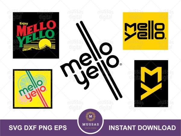 mello yello svg bundle