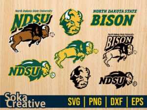 ndsu bison svg bundle