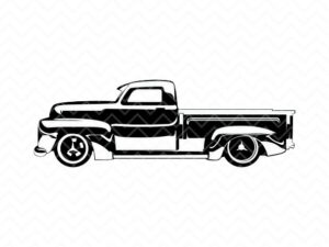 truck pick up vintage svg car vector