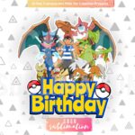 Cartoon Cake Topper, Birthday Party Cake Topper PNG