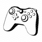 Controller SVG Video Game Vector Clipart ps4 xbox