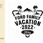 Ford Family Vacation 2022 SVG file