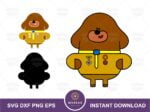 Hey Duggee Layered SVG Cricut file