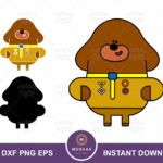 Hey Duggee Layered SVG Cricut file