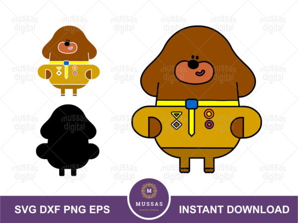 Hey Duggee Layered SVG Cricut file