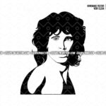 High Quality Vector Jim Morrison SVG DXF PNG file