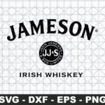 Jameson SVG Irish Whiskey Vector, DXF & PNG file