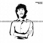 Mick Jagger SVG Cricut Sir Michael Philip Fun Vector Art file