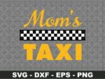 Moms Taxi SVG Sticker Decal Funny