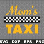 Moms Taxi SVG Sticker Decal Funny