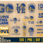 NBA Golden State Warriors SVG 2022 Bundle DXF Basketball Warriors PNG EPS