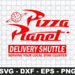 Pizza Planet Delivery Shuttle SVG FILE