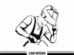 Welding Worker SVG file