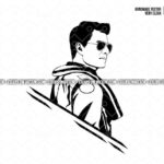 top gun tom cruise vector eps png svg file