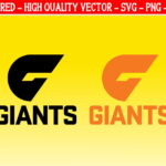 AFL Team GWS Giants Logo SVG