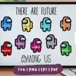 Among Us Bulletin Board School Printable SVG PNG EPS