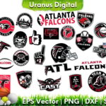 Atlanta Falcons Logo SVG Bundle NFL