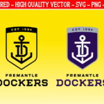 Australian Football League Team Fremantle Logo SVG Cut File Cricut