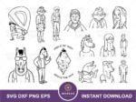 BoJack Horseman SVG Bundle Horseman Outline Clipart Vector