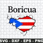 Boricua svg Puerto Rico Pride Cut Files VECTOR