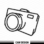 Camera Outline SVG file