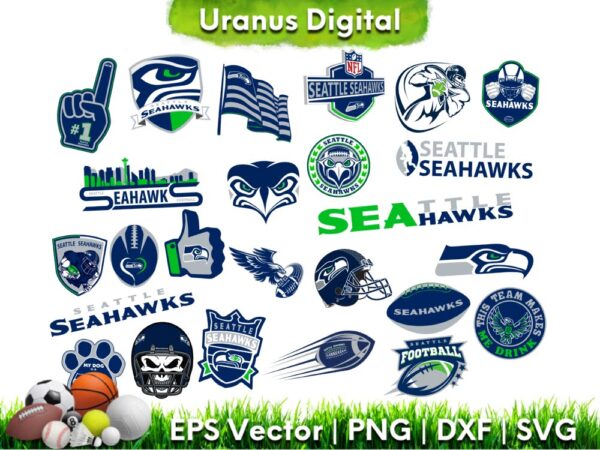 Cricut Seattle Seahawks SVG Seahawks Vector Bundle