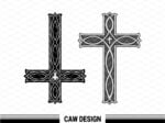 Crucifix Wall Cross SVG Jesus Faith Vector PNG EPS