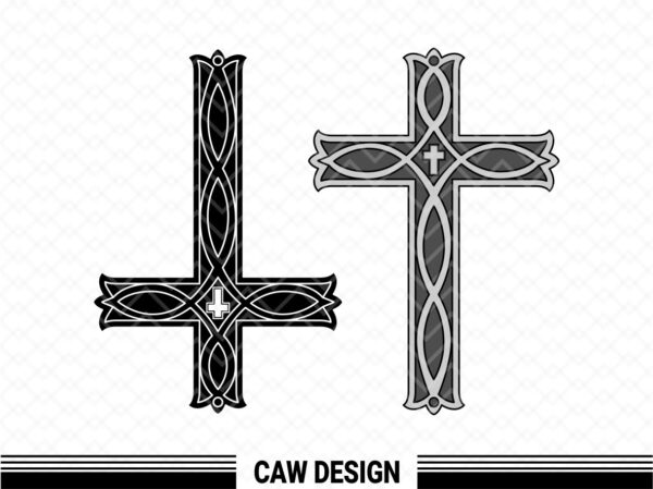 Crucifix Wall Cross SVG Jesus Faith Vector PNG EPS