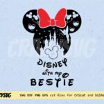 Disney Trip with my Bestie SVG Family Trip Design Shirt PNG file