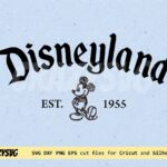 Disneyland SVG Family Trip Design Mouse