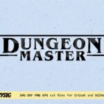 Dungeon Master SVG DND Dungeons and Dragons Cut File Cricut