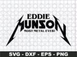 Eddie Munson Stan SVG Stranger Things