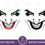 Joker Smile Vector Joker Cut File SVG Layered