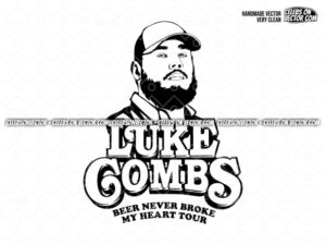 Luke Combs Shirt Design Instant Download Luke Combs SVG DXF PNG file