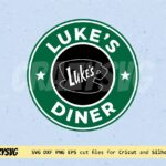 Luke's Diner Coffee SVG Inspired Starbucks file