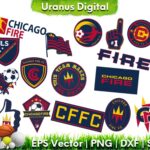 MLS Cut File Chicago Fire SVG Cricut Bundle