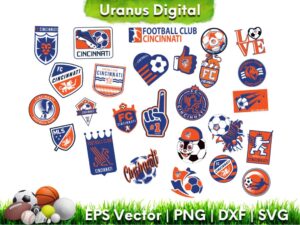 MLS FC Cincinnati SVG Bundle