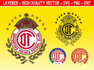 Mexican soccer team Toluca SVG