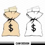 Money Bag Vector Image, Money Bag SVG