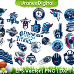 NFL Tennessee Titans Vector Bundle Titans SVG American Football Team Cut Files